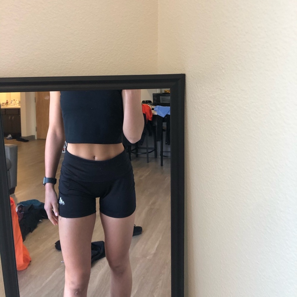 2 pairs of addidas spandex